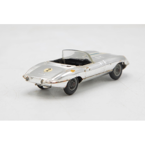 3278 - Corgi Toys 312 'E' Type Jaguar Competition Model, chrome plated version, a little rubbing on high po... 