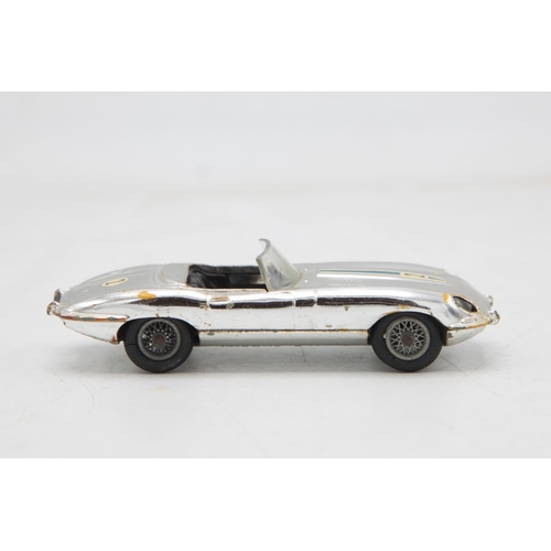 3278 - Corgi Toys 312 'E' Type Jaguar Competition Model, chrome plated version, a little rubbing on high po... 