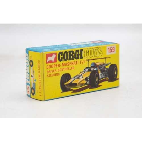 3285 - Corgi Toys 159 Cooper Maserati F/1, mint and boxed