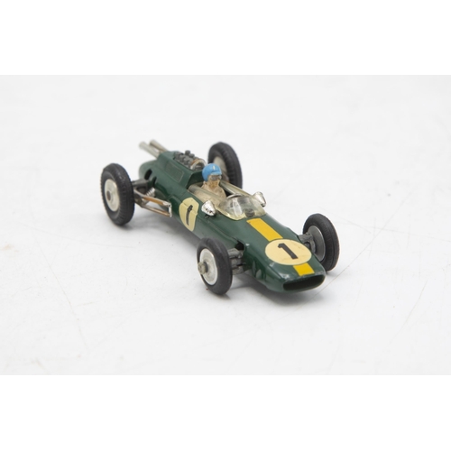 3287 - Corgi Toys 155 Lotus-Climax Formula 1 Racing Car, classic British racing colours, mint model and cri... 