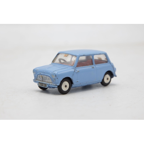 3288 - Corgi Toys 226 Morris Mini-Minor, light blue with red interior, mint and boxed