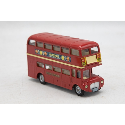 3290 - Corgi Toys 468 London Transport Routemaster Bus, missing paper transfer for front destination board,... 