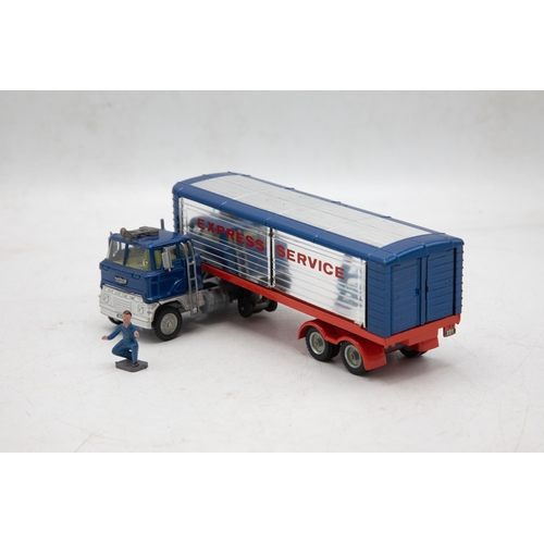 3293 - Corgi Toys MAJOR Toys 1137 Ford Tilt Cab 'H' Series With Detachable Trailer, mint model, inner packa... 