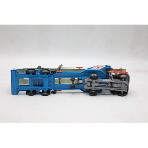 3296 - Corgi Toys 1138 Car Transporter With Fold Tilt Cab 'H' Series Tractor, with original corrugated pack... 