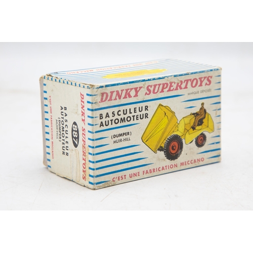 3303 - French Dinky Supertoys  'Basculeur Automoteur', Dumper Muir-Hill, fantastic clean box, near Mint and... 