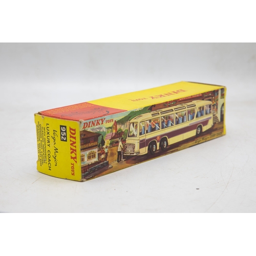 3304 - Dinky Toys 952 Vega Major Luxury Coach, with flashing indicators worked by the fingertip steering me... 