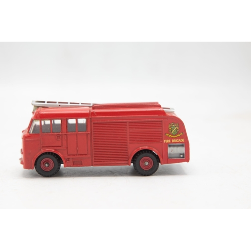 3312 - Dinky Toys Fire Engine 259, 'Fire Brigade' transfers version, scarce red painted spun hubs, mint and... 