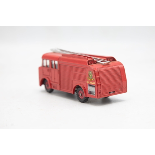 3312 - Dinky Toys Fire Engine 259, 'Fire Brigade' transfers version, scarce red painted spun hubs, mint and... 