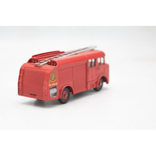 3312 - Dinky Toys Fire Engine 259, 'Fire Brigade' transfers version, scarce red painted spun hubs, mint and... 