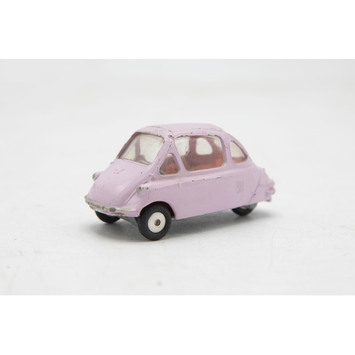 3314 - Corgi Toys 233 Heinkel Economy Car, lilac, excellent and boxed