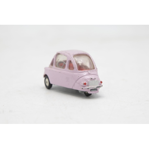 3314 - Corgi Toys 233 Heinkel Economy Car, lilac, excellent and boxed