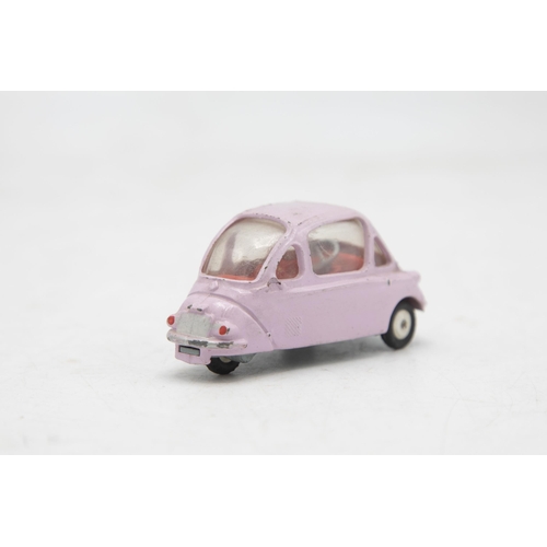 3314 - Corgi Toys 233 Heinkel Economy Car, lilac, excellent and boxed