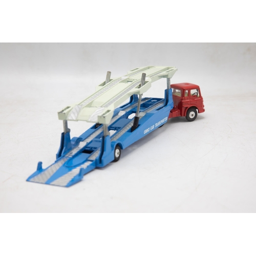 3319 - Corgi Major Toys Gift Set 28 Carrimore Car Transporter with 'Bedford' Tractor Unit and 4 Cars, consi... 