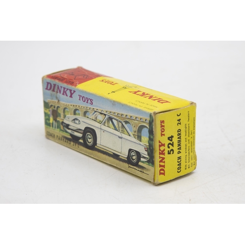 3326 - French Dinky Toys 524 Coach Panhard 24c, one small flap missing on box, excellent model and boxed