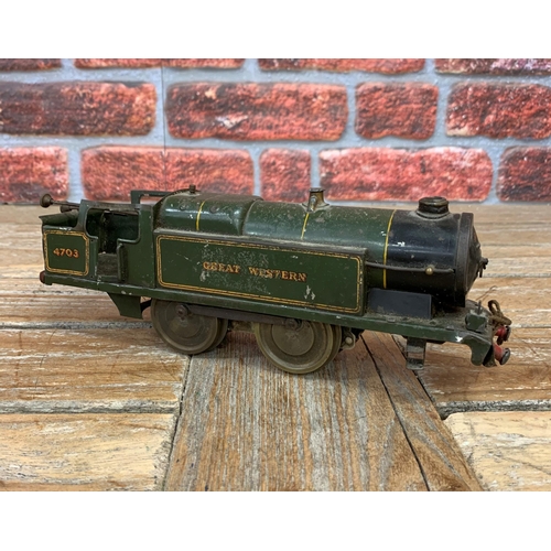 3353 - Hornby O Gauge 4-4-4 Tank clockwork Locomotive Great Western train