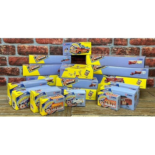 3362 - Collection of boxed Corgi Chipperfield Circus diecast models to include 97303, 17801, 97092,97889, 3... 