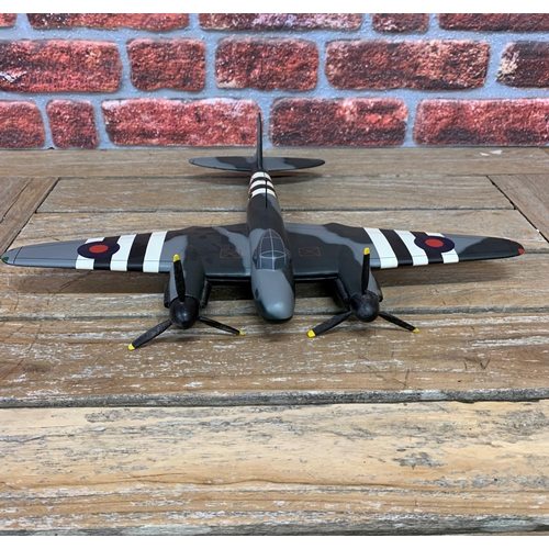 3388 - Bravo Delta Models - carved mahogany model of a RCAF Mosquito MM650