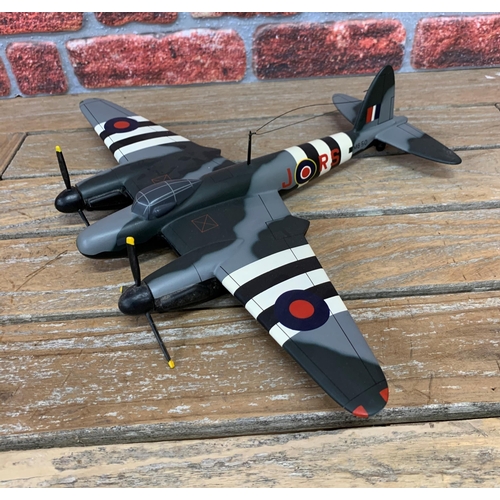 3388 - Bravo Delta Models - carved mahogany model of a RCAF Mosquito MM650