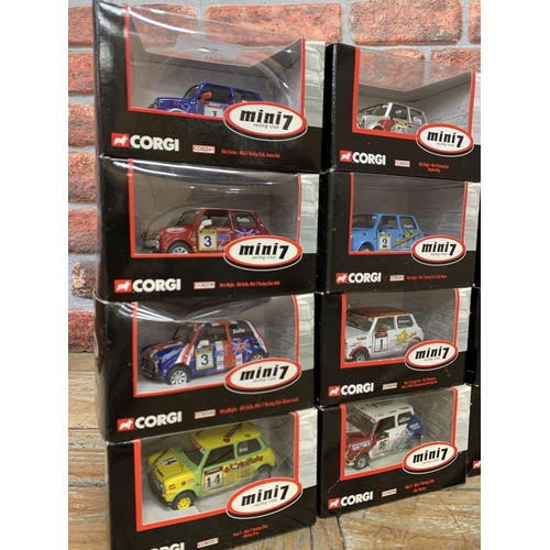 3395 - Quantity of Corgi 'mini 7 racing club' diecast models in box (12)