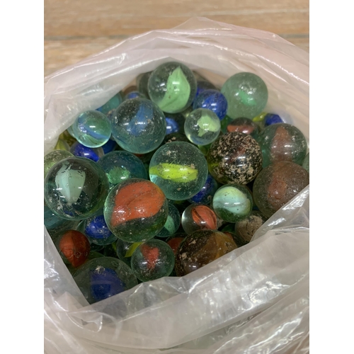 3400 - Very large assortment of vintage glass marbles