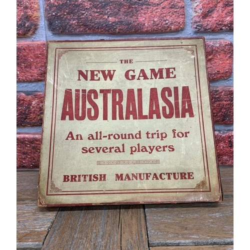 3416 - Rare the new game of Australasia board game, to include original board, pieces and instructions, ori... 