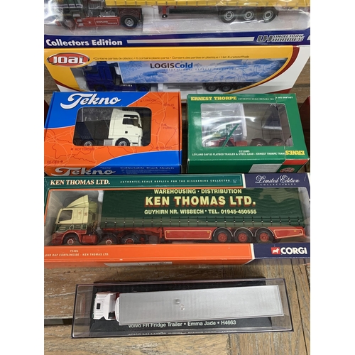 3428 - Large quantity of boxed die cast haulage vehicles to include Corgi 'Ken Thomas Ltd', Eddie Stobart e... 