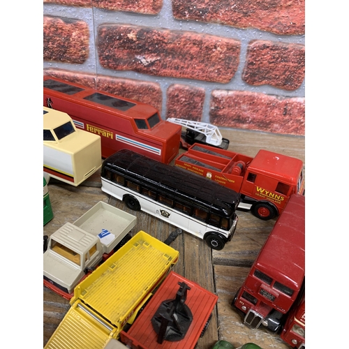 3437 - Quantity of unboxed die cast vehicles to include Sun Motor Co, Corgi and Matchbox