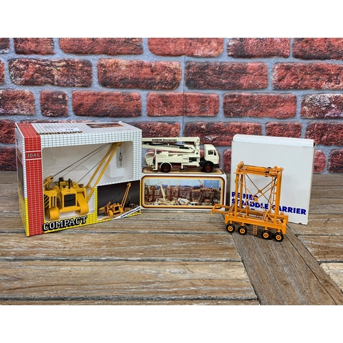 3440 - Collection of boxed die cast construction vehicles to include Conrad, Schwing and Joal Compact examp... 