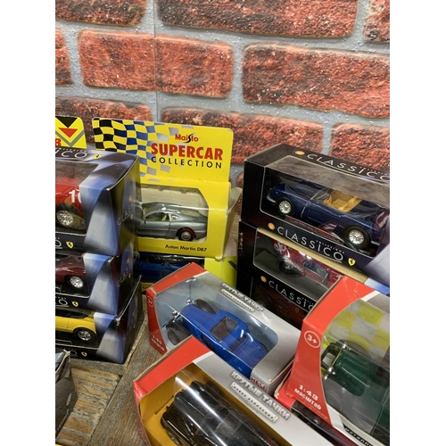 3483 - Quantity of boxed and unboxed die cast vehicles to include Shell Sports car and Shell Classic series