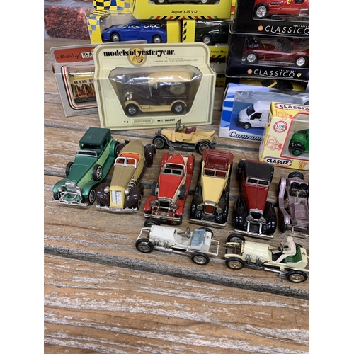 3483 - Quantity of boxed and unboxed die cast vehicles to include Shell Sports car and Shell Classic series