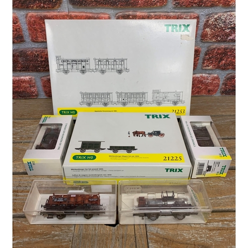 3507 - Quantity of Trix H0 00 gauge trains to include 21225, 21253, 24100, 24101, 23983, 835806 (6)