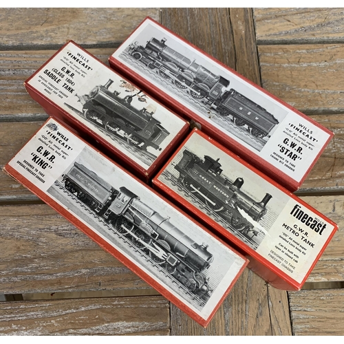 3508 - Quantity of Wills Finecast 00 gauge trains to include G.W.R King, Metro Tank, Star and Saddle Tank (... 