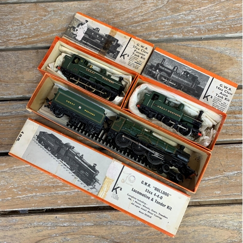 3509 - Quantity of Keyser K's 00 gauge locomotive and tender kits to include 63xx Class Mogul 2-6-0, G.W.R ... 