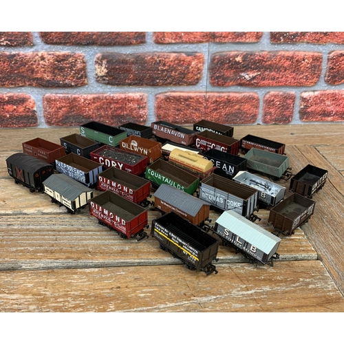 3512 - Quantity of assorted 00 gauge coal wagons with predominantly Welsh advertising (30)