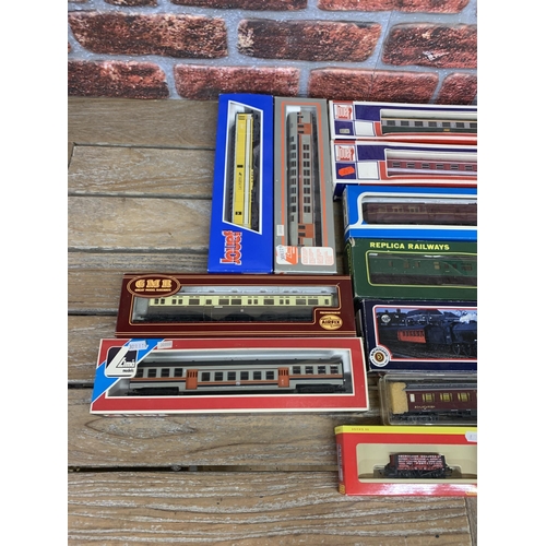 3519 - Quantity of 00 gauge boxed carriages and wagons to include Airfix, Hornby and Josef examples with an... 