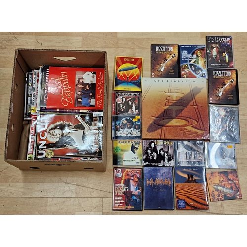 3610 - Very large Led Zeppelin collection of rare CD's, box sets, magazines and tour programmes to include ... 