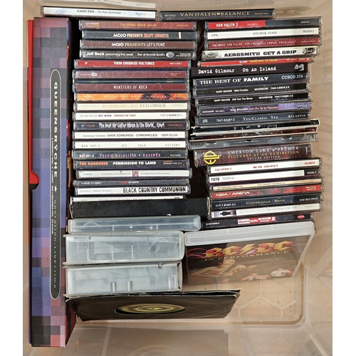 3612 - Collection of Rock CD's, videos etc, to include Iron Maiden, AC-DC, Van Halen