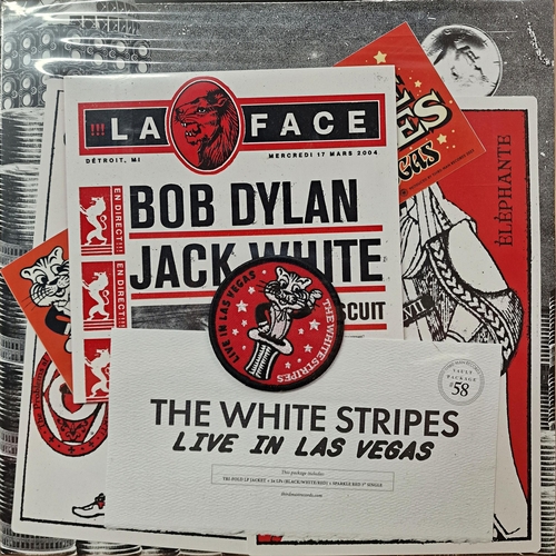 3614 - Third Man Records box set, Jack White and Bob Dylan live in Las Vegas, tri-fold LP jacket, 3 LP's (b... 