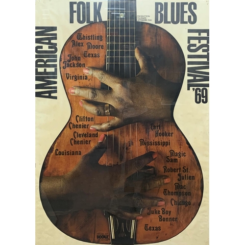 3625 - The Michael Chapman Collection � original Gunther Kieser, for Lipmann & Rau, American Folk Blues Fes... 