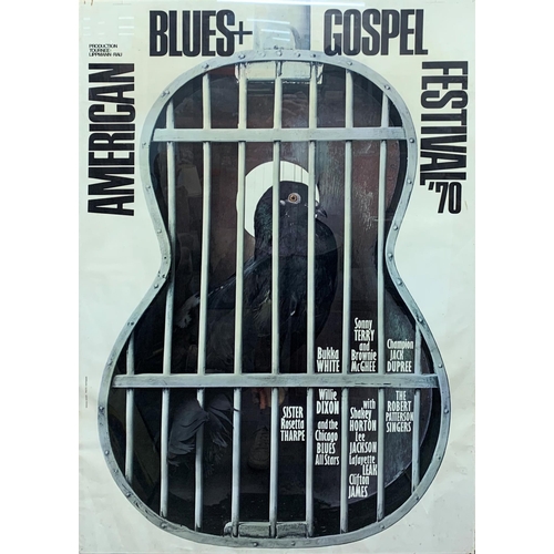 3626 - The Michael Chapman Collection � original Gunther Kieser, for Lipmann & Rau, American Folk Blues Fes... 