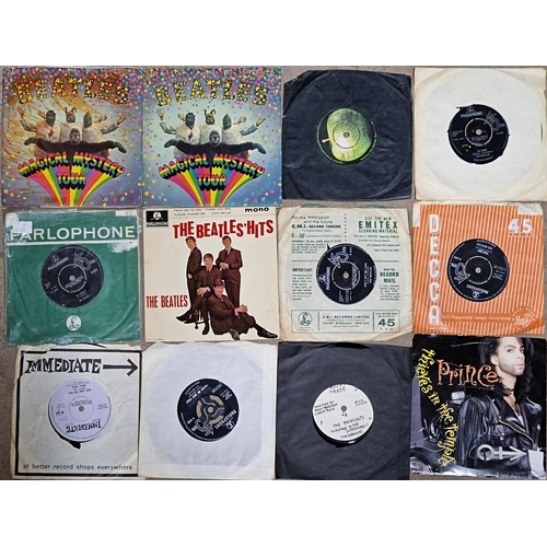 3646 - Beatles vinyl job lot to include Sgt pepper, Help (original stereo), Please Please Me etc, condition... 