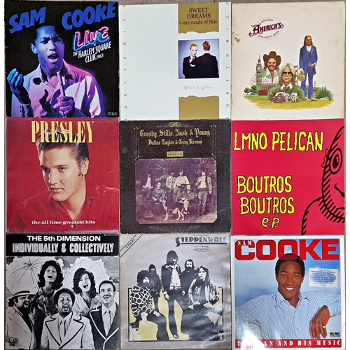 3656 - Collection of mixed genre vinyl records to include Jazz, Classic Rock and Folk, approx 185 records