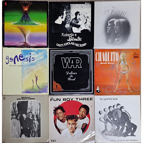 3656 - Collection of mixed genre vinyl records to include Jazz, Classic Rock and Folk, approx 185 records