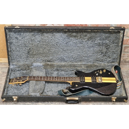 3662 - Westone guitar and case 'Thunder I-A' made in Japan, with a hard case. L98cm