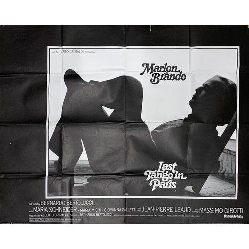 3698 - Original 'Last Tango In Paris' UK Quad poster, printed by National Screen Services ltd, directed by ... 