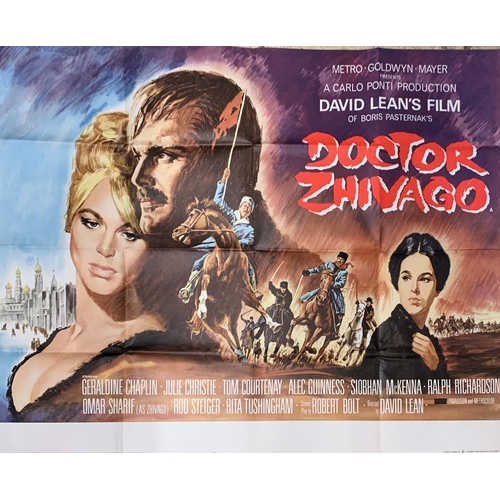 3703 - Original 'Doctor Zhivago' UK Quad poster, printed by Lonsdale & Bartholomew, 1965 release directed b... 