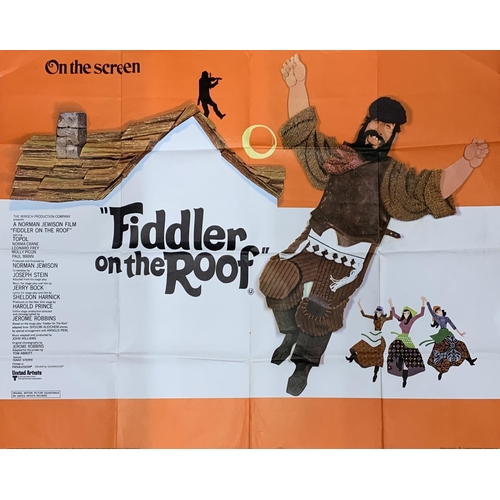 3704 - Original 'Fiddler On The Roof' UK Quad poster, printed by Lonsdale and Bartholomew of Nottingham, 10... 