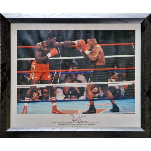 3722 - Boxing - quantity of framed & signed boxing prints to include Joe Calzaghe undefeated WBO, IBF and W... 