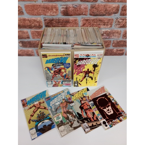 3557 - MARVEL COMICS: Approx 187 comics, some Bronze Age to include 45 various Daredevil comics and annuals... 