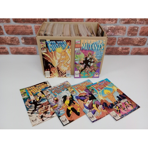 3562 - MARVEL COMICS: Approx 125 New Mutants Comics to include issues between issue 3 and 100, including is... 